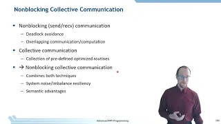 Advanced MPI Tutorial  - Nonblocking collectives, topologies, and neighborhood collectives