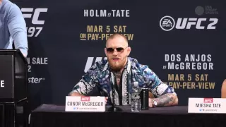 Conor McGregor takes over the UFC 197 on-sale press conference