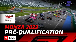 LIVE | Pre-Qualifying | Monza | Fanatec GT World Challenge powered by AWS (French)