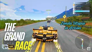 Pagani Utopia in action. The Grand Race Set [316]  Motorfest Gameplay 4K HDR