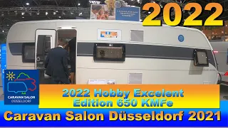 2022 Hobby Excelent Edition 650 KMFe Walkaround Caravan Salon Düsseldorf 2021