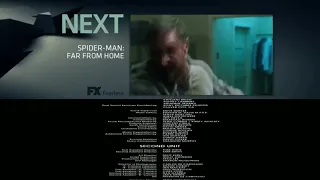 Spider Man: Far From Home (2019) end credits (FX live channel)