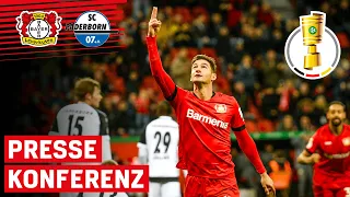 Alario schießt Leverkusen ins Achtelfinale | PK mit Peter Bosz | Bayer 04 - SC Paderborn | DFB-Pokal