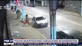 Brutal carjacking caught on camera in Philadelphia