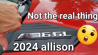 2024 Chevrolet Silverado 2500 HD 6.6 L8T v8 with allison......or is it a fake?  oh boy!