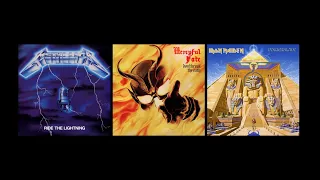 IRON MAIDEN, METALLICA, MERCYFUL FATE , 1984 ALBUM BATTLE