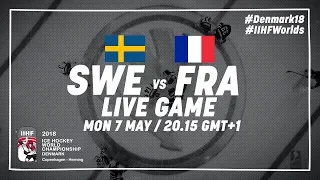 Sweden - France | Full Game | 2018 IIHF Ice Hockey World Championship