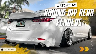 Rolling/Pulling my fenders on my Bagged 2018 Mazda 6 | 2018 -2023 Mazda 6 Modlist