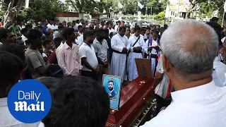 First funerals of deadly Easter bombings are held in Colombo
