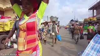 MAKOLA - AFRICA STREET MARKET AGBOGBLOSHIE GHANA ACCRA