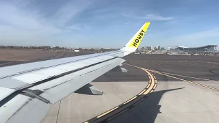 Flight from Phoenix Arizona take off to Las Vegas Nevada landing full flight on a spirit flight! ✈️