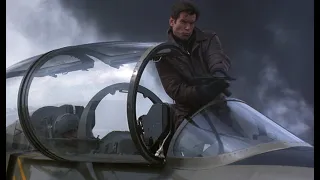 007 Tomorrow Never Dies Fighter Jet Chase!
