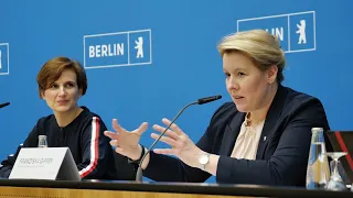 Landespressekonferenz mit dem Berliner Senat am 5. April 2022