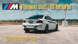 NEW VRSF High Flow Cat [ INSTALL/COMPARISON ] (BMW M2)