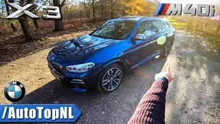 BMW X3 M40i REVIEW POV Test Drive AUTOBAHN & FOREST ROADS by AutoTopNL