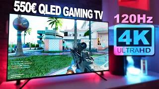 Nur 550€ 😍 50 Zoll QLED GAMING TV mit 4K und 1080p 120Hz!