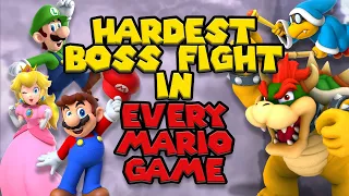 The Hardest Boss Fight in Every Mario Game