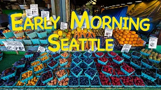 A Summer Morning in Seattle: Come walk with me.