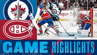 Montreal Canadiens vs. Winnipeg Jets - Game Highlights