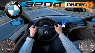 BMW 320d E46 (110kW) |98| 4K60 TEST DRIVE POV – Sound, Slides, Acceleration