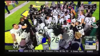 MICHIGAN STATE Vs. MICHIGAN 2015, 27-23.