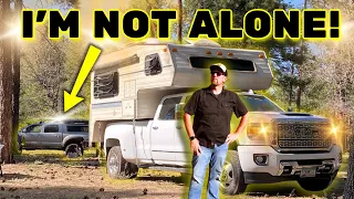 HE SETUP IN MY CAMP!! - I Guess I'm Not Camping Alone? 🤷 @Off-Grid Backcountry Adventures