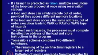 Mod-14 Lec-18 Dynamic Instruction Scheduling with Branch Prediction