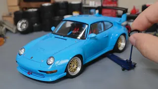 Porsche 911 993 GT2 Clubsport Model Car Full Build Step by Step