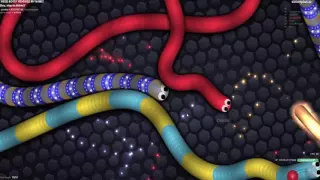 Нарезка крутых моментов в slither.io