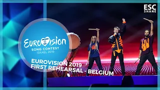 Eurovision 2019: First Rehearsal - Belgium - Eliot - Wake Up 🇧🇪