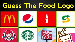 Guess The Food Logo Quiz 🥪🍔🍟🥘🌮🍝.