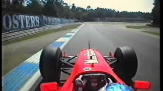 2001 Germany Pre-Race: Barrichello Onboard Lap Hockenheim