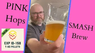 What do Pink Hops Taste Like?  Experimental SMASH Brew - Brew Dudes