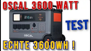 🔋⚡OSCAL PowerMax 3600 Powerstation Test Solaranlage mit Speicher Balkonkraftwerk