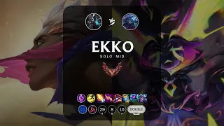 Ekko Mid vs Vex - EUW Grandmaster Patch 14.7