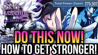 Solo Leveling Arise - Do This Now To Get Stronger!