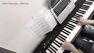 Astor Piazzolla - Oblivion (piano cover) l 피아졸라 - 오블리비언(망각) 피아노ver