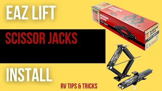 EAZ Lift Scissor Jacks | Unboxing and Installation | RV Tips