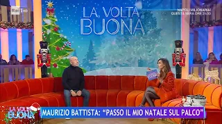 Maurizio Battista, il suo Natale sul palco - La Volta Buona 18/12/2023