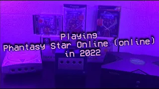 Playing Phantasy Star Online (Online) in 2022