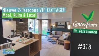 DE VOSSEMEREN | NIEUWE 2-PERSOONS VIP BUNGALOW 879 | MOOI EN RUIM #centerparcs #amfvlogs