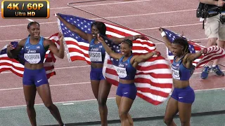 Women's 4x100m FINAL　World Relays  Yokohama 2019 4K 60p