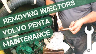 How to Remove and Replace Injectors on a Volvo Penta Marine Diesel Engine - Sailboat Maintenance