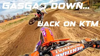 A $2 Bolt DESTROYED my Brand New GasGas...Back on the KTM