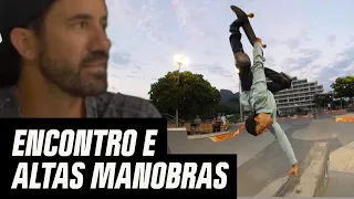 Bob encontra Eiki Martello e faz sessão de skate na Praça Duó, no Rio | Vida do Bob | Canal OFF