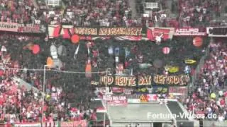 Futurama-Choreo (Fortuna vs. Hamburg DFB Pokal am 03.08.2009)