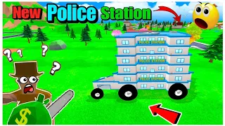 New Police' station 🥳 in Dude Theft Wars | DTW new update | dude theft fun, moments | DTW