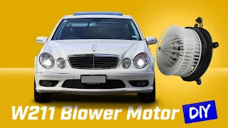 Mercedes W211 E-Class Blower Motor Refresh / Clean & Lubricate