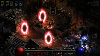 Diablo II: Resurrected @ 4K - Godly Summon Necromancer Uber Tristram under 2 mins