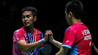 Setiawan No Need to Jump Smash | Mohammad Ahsan/ Hendra Setiawan vs Kim Astrup/ Anders Rasmussen
